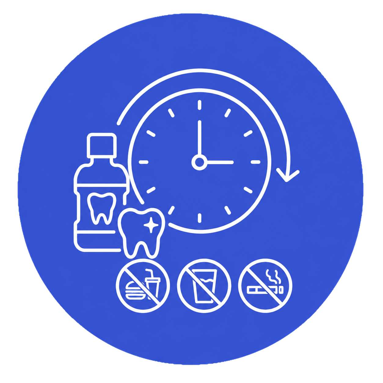 The 30-Minute Rule: For maximum clinical efficacy, avoid eating, drinking, or smoking for at least 30 minutes after using the mouthwash.