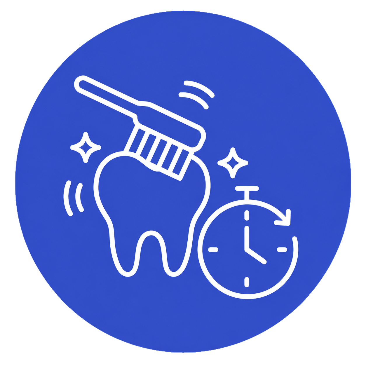 Brush thoroughly for two minutes